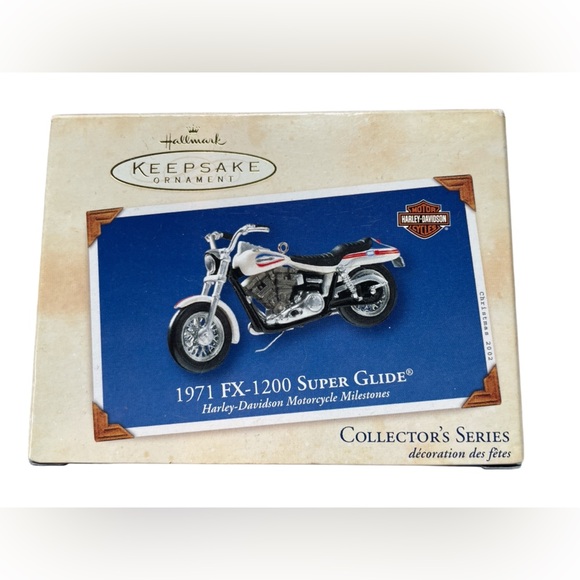 Hallmark Other - NIB Hallmark Keepsake Ornament Harley Davidson 1971 FX-1200 Super Glide, 2002